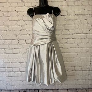 Silver Women Dress Sz S